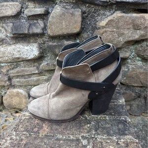 Rag & Bone Harrow Suede Ankle Western Boots Women's Size 40‎ (read descri…